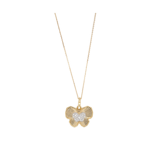Flutter Necklace in 18K Gold