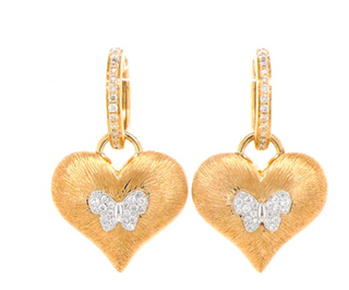 [BACKORDER] Heart to Heart Earrings - Butterfly
