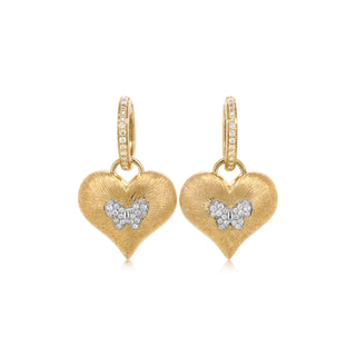 Heart to Heart Earrings in 18K Gold