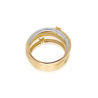 Twist Ring in 18K Gold