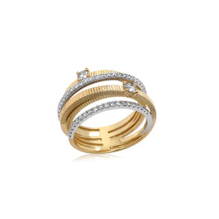 Twist Ring in 18K Gold