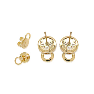 Zip It Earring in 18K Gold