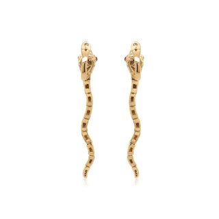 Serpent Move Earrings in 18K Gold