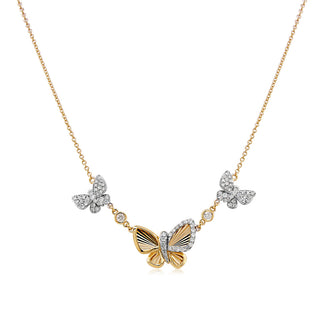 Butterfly Choker in 18K Gold