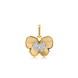 Flutter Necklace in 18K Gold