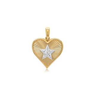 Lucky Heart Necklace  in 18K Gold