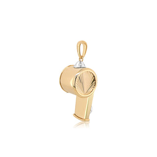 Whistle Necklace in 18K Gold