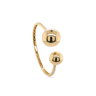 Sphere Bangle in 18K Gold