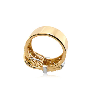 Buckle Ring in 18K Gold