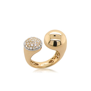 Sphere Ring in 18K Gold