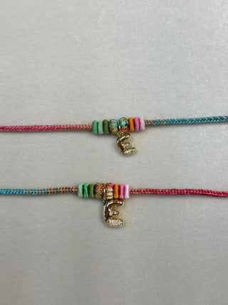 Bubble Letter Charm in 18K Gold