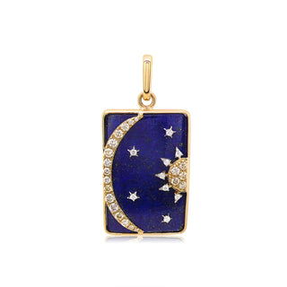 Midnight Sky Necklace in Blue Lapis