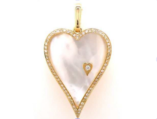 Love Struck Pendant in Mother of Pearl