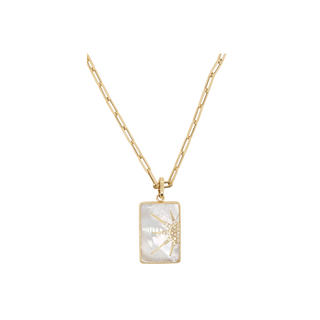 Sol Necklace in Mother of Pearl