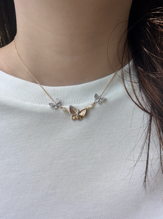 Butterfly Choker in 18K Gold