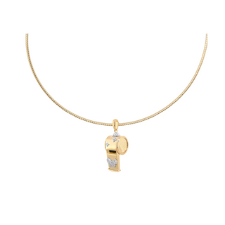 Whistle Necklace in 18K Gold