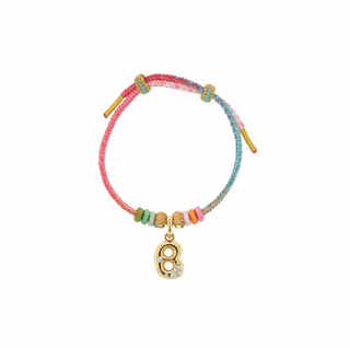Bubble Letter Charm in 18K Gold
