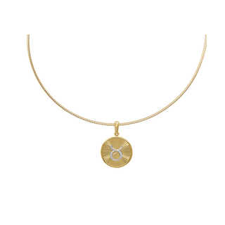 Horoscope Necklace in 18K Gold