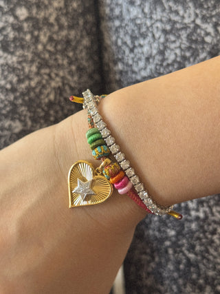 Lucky Heart Necklace  in 18K Gold